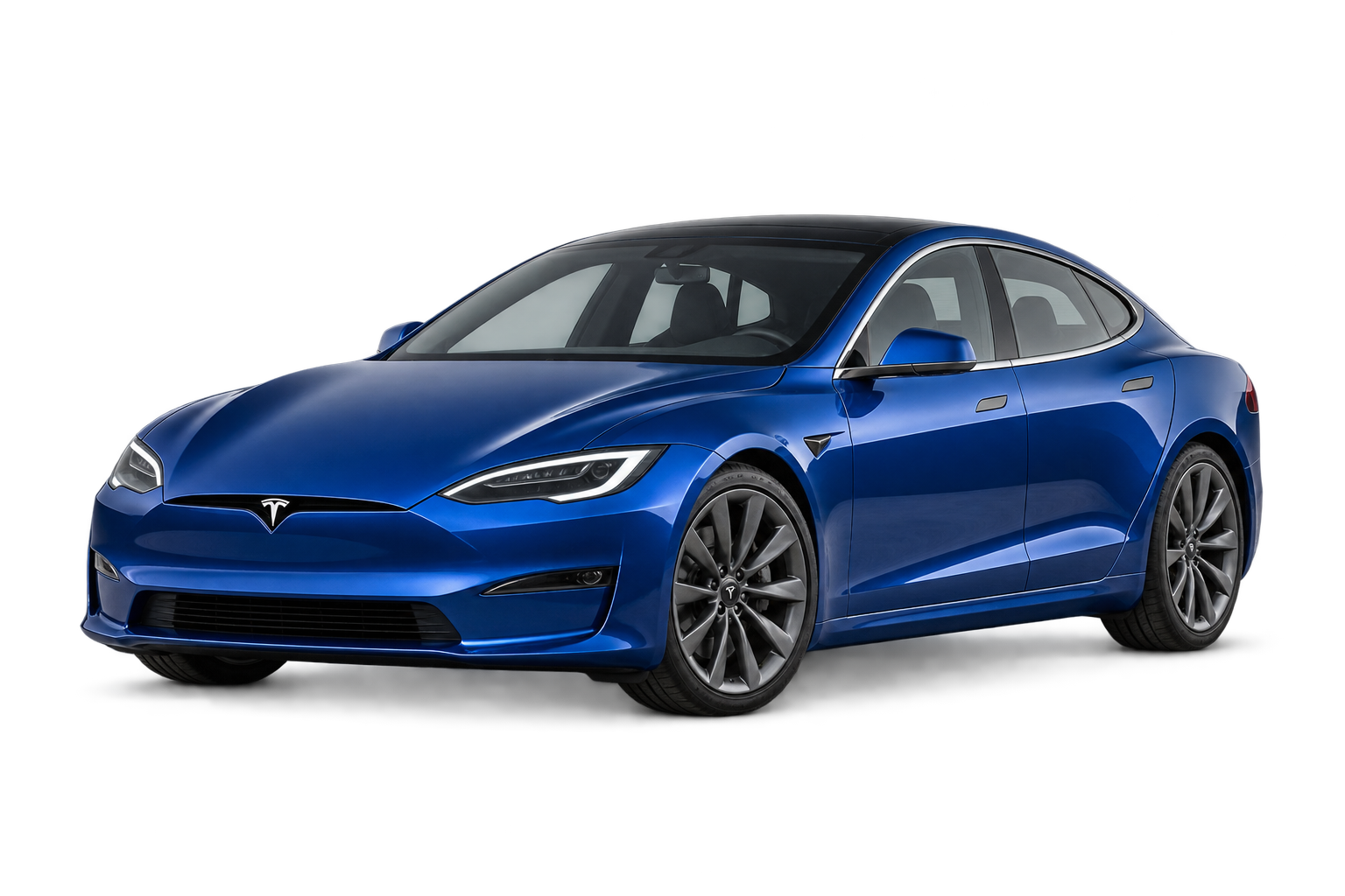 Tesla Model S vollständig freigestellt