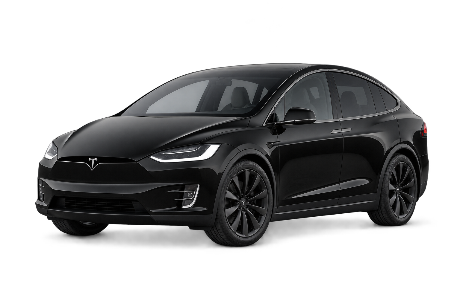 Tesla Model X vollständig freigestellt